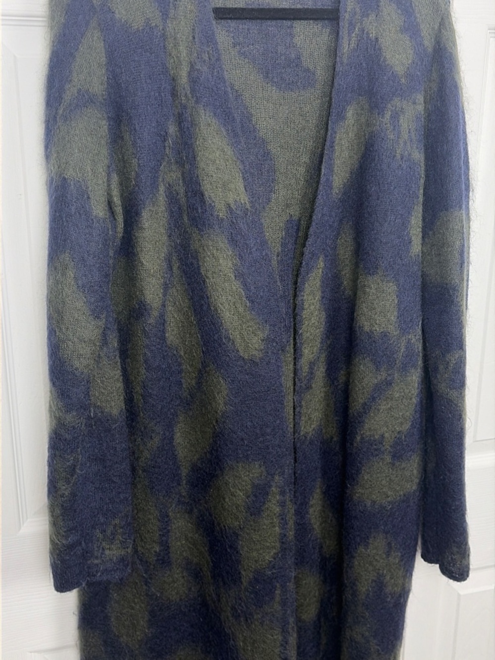 COS Mohair Longline Duster/ Open Front Cardigan Size L - Picture 5 of 11